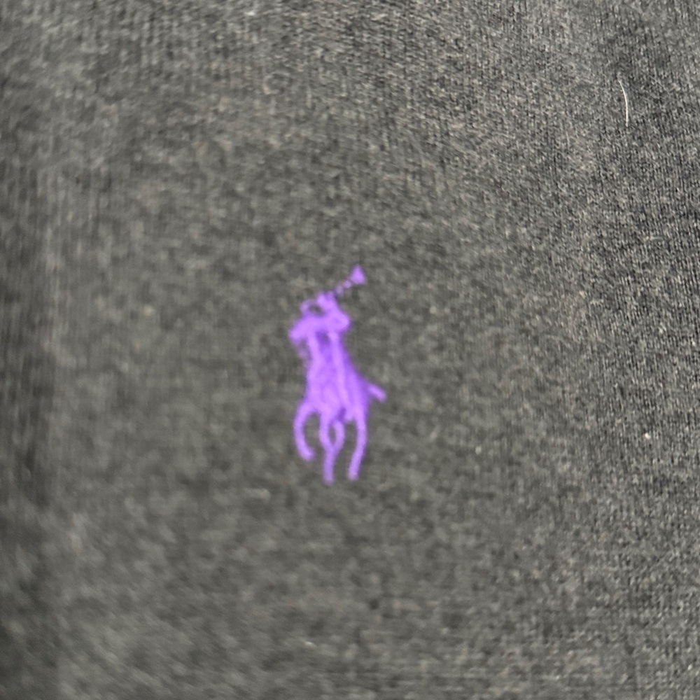MENS POLO BY RALPH LAUREN GREY SWEATER - Picture 5 of 6